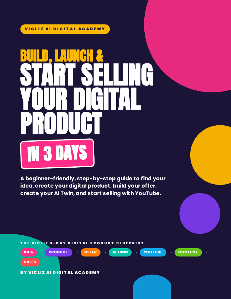 Cover of Build, Launch and Start Selling Your Digital Product in 3 Days